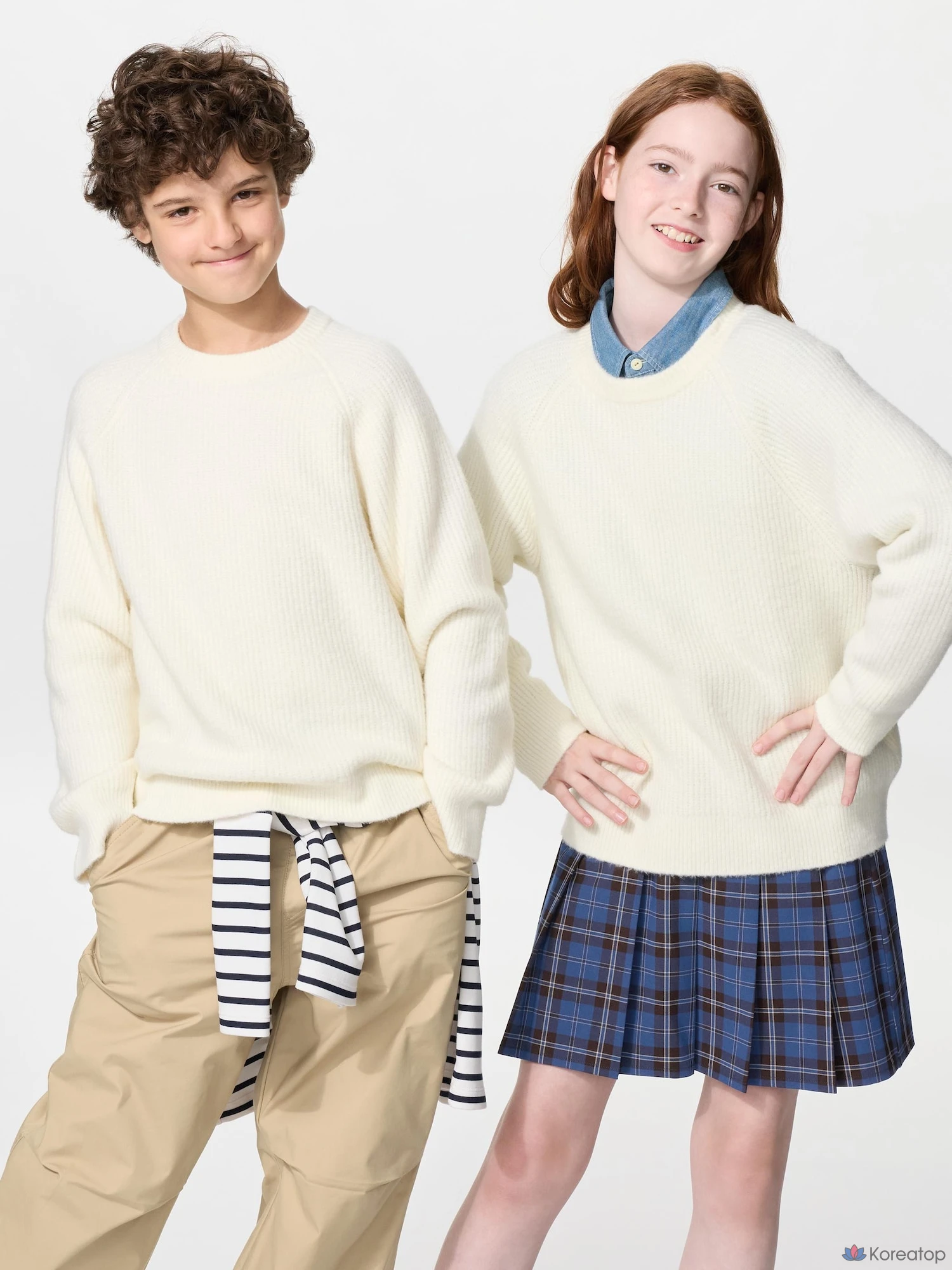 Свитер детский Uniqlo Souffle Yarn Sweater