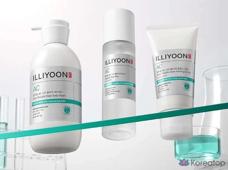 Гель для душа Illiyoon AC Cica Clear, 1 шт., 400 мл