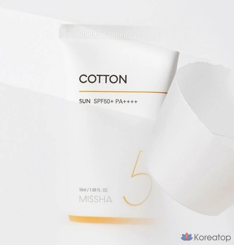 Солнцезащитный крем Missha All Around Safe Block Cotton SPF50+ PA++++, 50 мл, 1 шт.