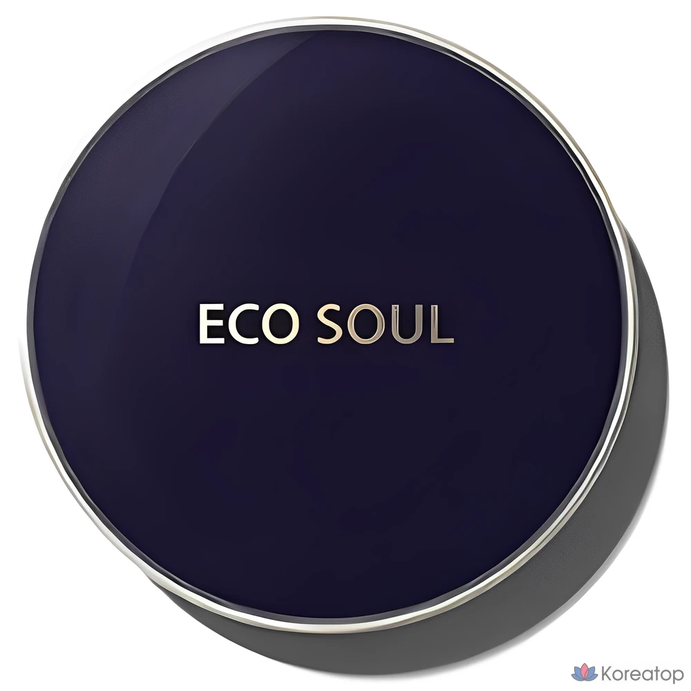 Тональный крем The Saem Eco Soul Perfect Cover Pact, 11 г, № 02 23, натуральный бежевый, 1 шт.