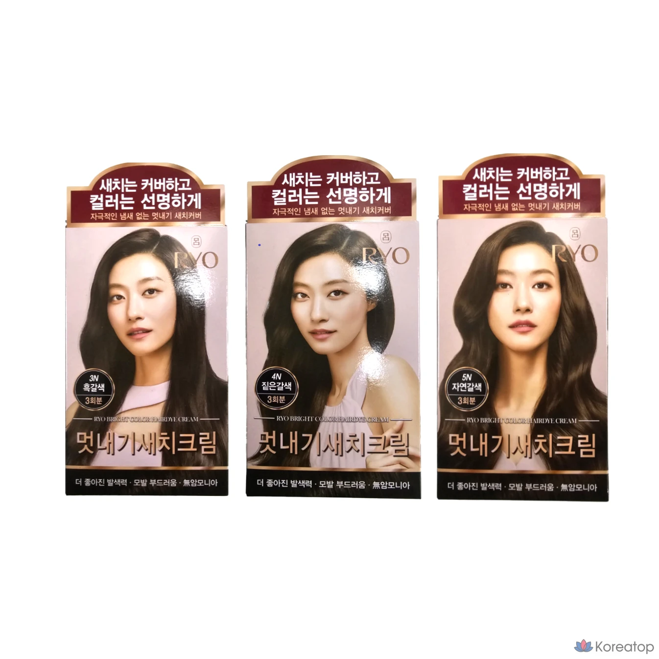 Ryo Ua Chae Stylish Satch Cream 4N-Dark Brown, 3 порции, 4N Dark Brown, 1 штука