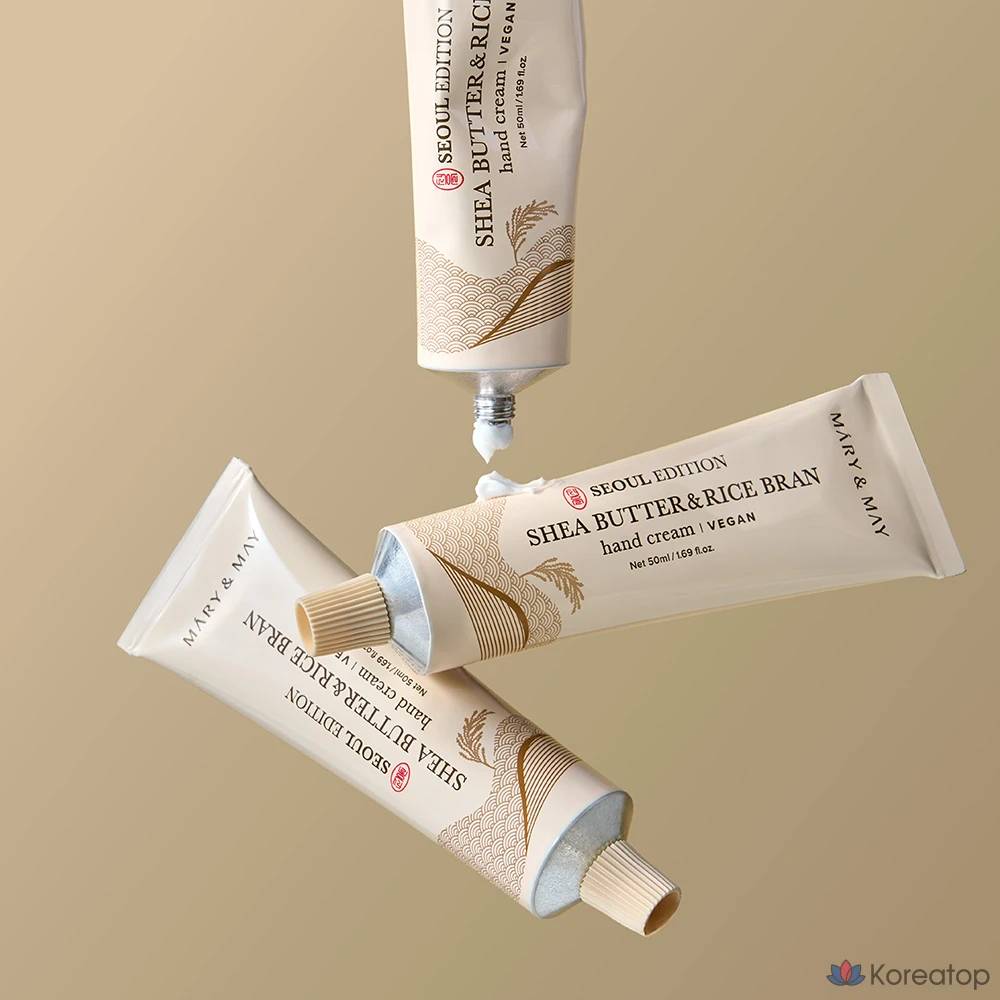 Крем для рук Marienmay с маслом ши и рисовыми отрубями, 1 шт., 50 мл