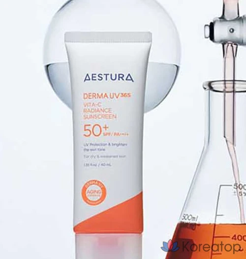 Солнцезащитный крем Estura Derma UV365 Vita C Radiant Moisture Sunscreen SPF50+ PA++++, 40 мл, 1 шт.