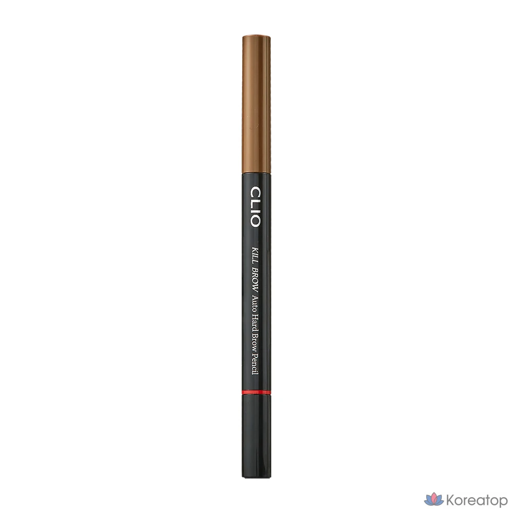 Карандаш для бровей Clio Kill Brow Auto Hard Eyebrow Pencil 0,31 г, № 2, светло-коричневый, 1 шт.