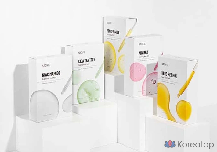 Маска для лица NACIFIC Herb Retinol Relief Mask Pack 30 г, 1 упаковка, 3 упаковки, фото 6