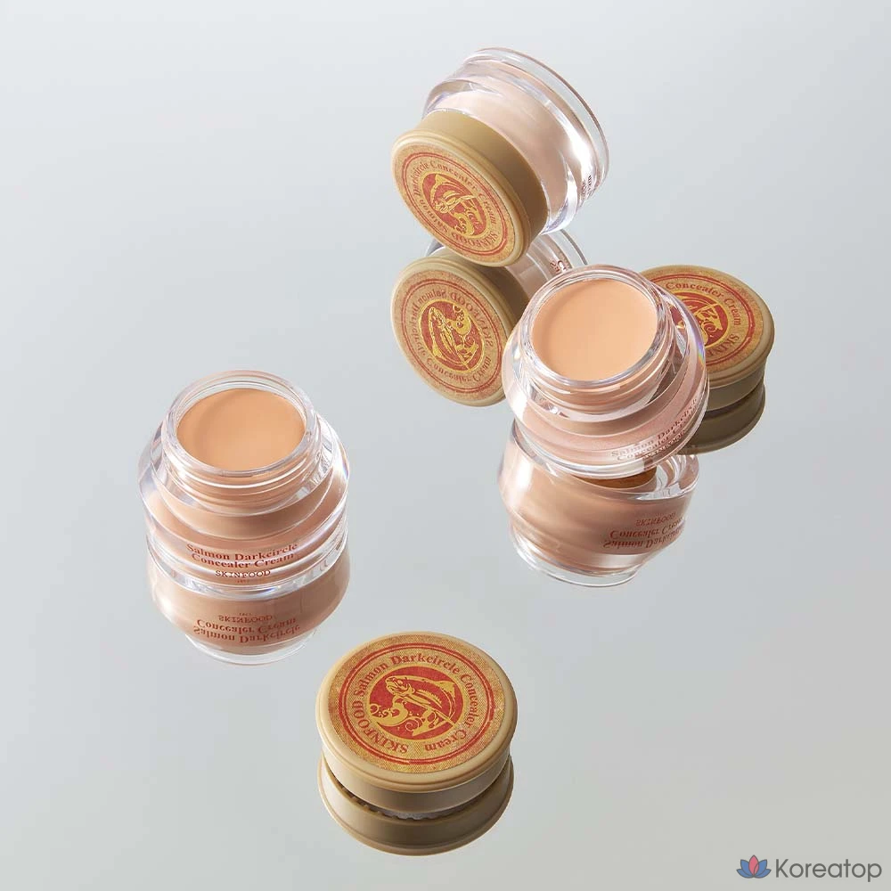 Консилер Skinfood Salmon Dark Circle Cream Concealer, 10 г, 1 шт., № 0 Salmon Light, фото 4