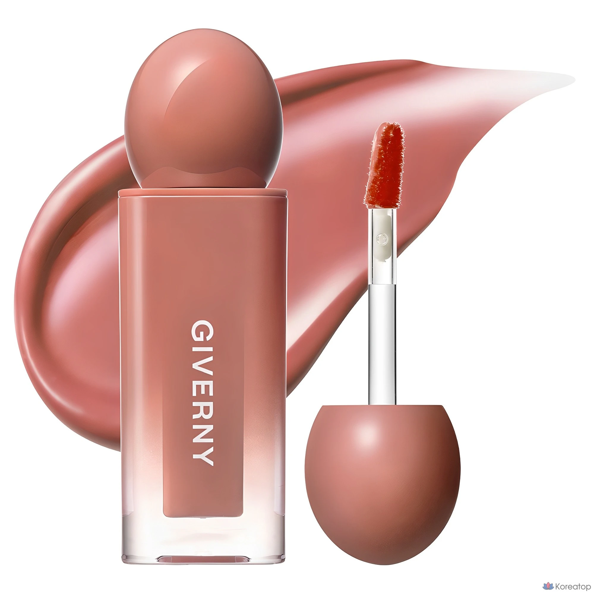 Тинт для губ Giverny Dewy Lip Glaze Tint, оттенок 02 Mellow Beige, 4,9 г, 1 шт.