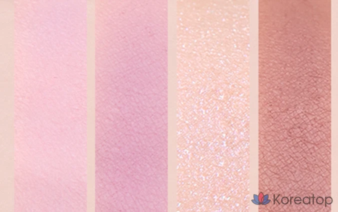 Палетка теней для век ROM&ND Better Than Eyes, W01, сушеная лаванда, 1 шт., фото 5