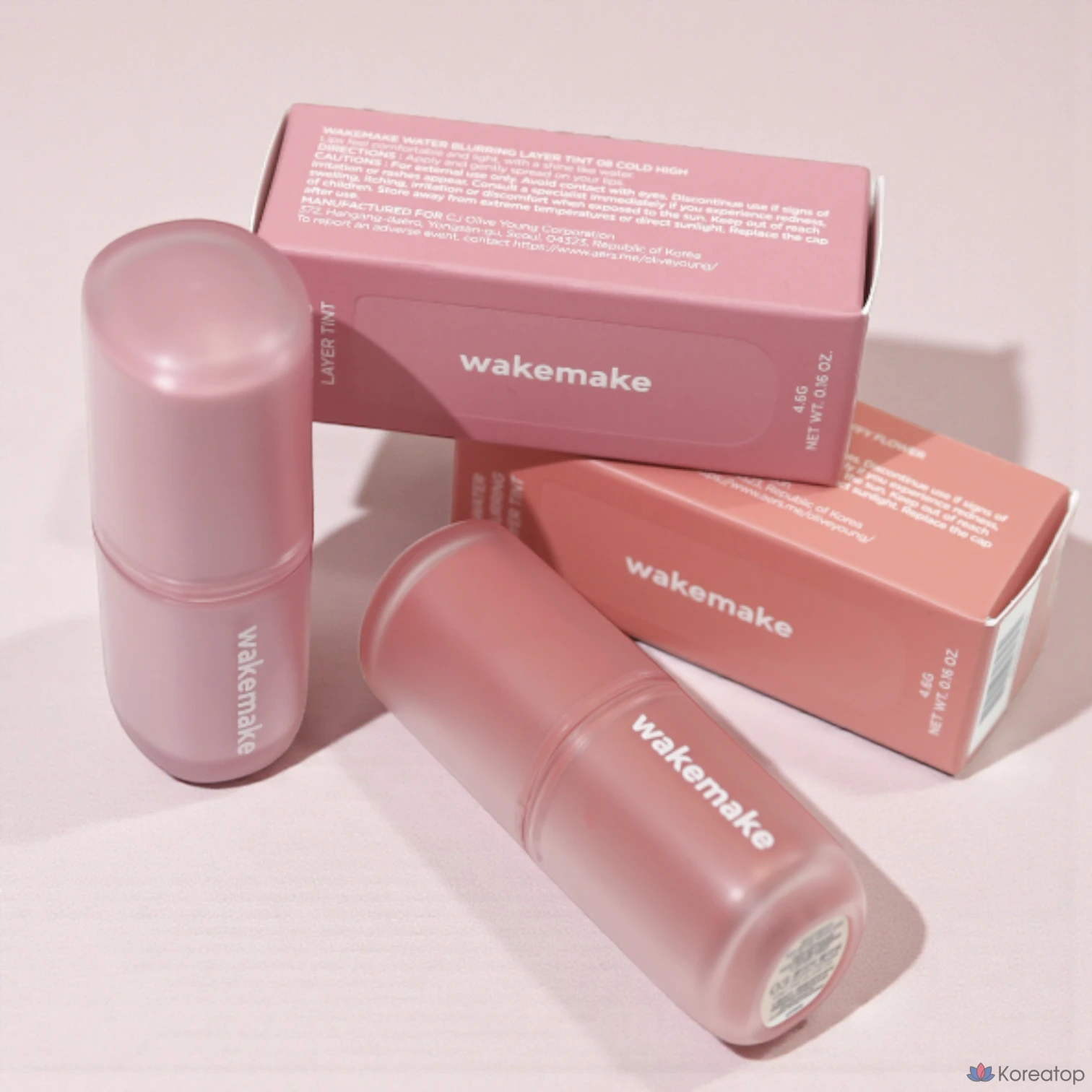 Wakemake Water Blurring Layer Tint, 4,6 г, 14 оттенков, 1 шт., 11 оттенков, нежный кирпичный оттенок.