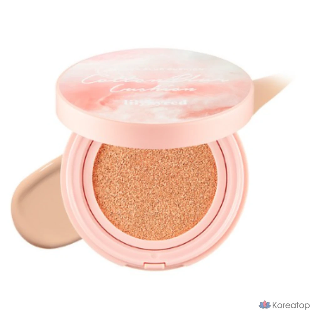 Тональный крем-кушон Lilybyred Cotton Blur, 15 г, № 23, натуральный хлопок, 1 шт.