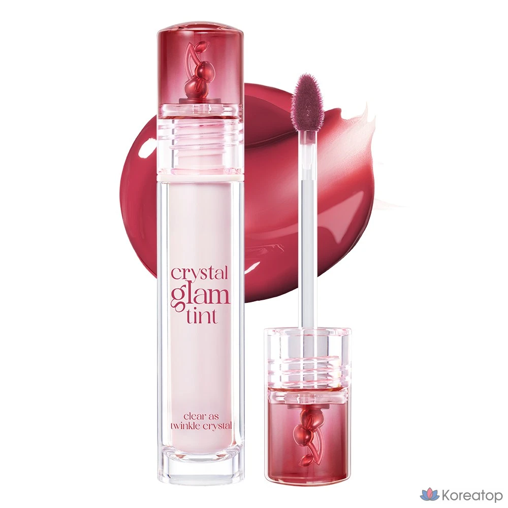 Тональный крем Clio Crystal Glam Tint, 028 Dry Cherry, 3,4 г, 1 шт.