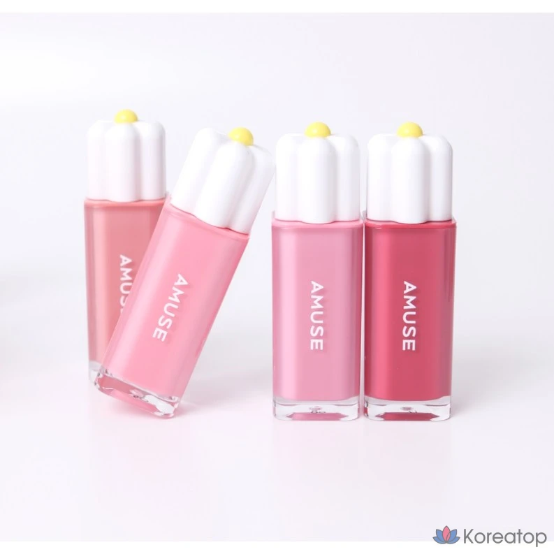 AMUSE Dew Tint 12 цветов Цветочный тинт Высокоувлажняющий стойкий водостойкий тинт, 04-Pomelo Nude, 1 шт.