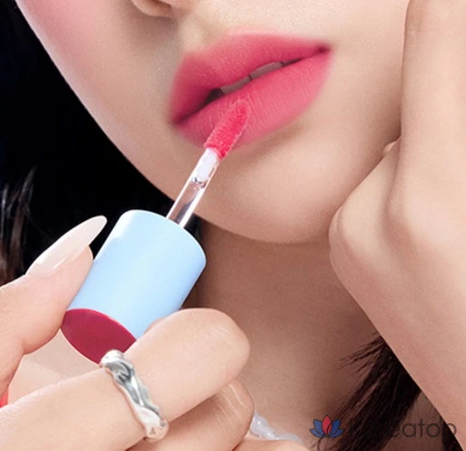 Полупрозрачный тинт для губ Giverny Fluffy Sheer Tint, 1 шт., 3,5 г, оттенок Cherry Shake, цвет 06., фото 2