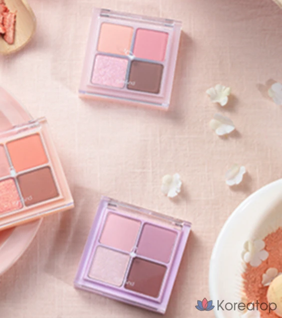 Палетка теней для век ROM&ND Better Than Eyes, W01, сушеная лаванда, 1 шт., фото 7