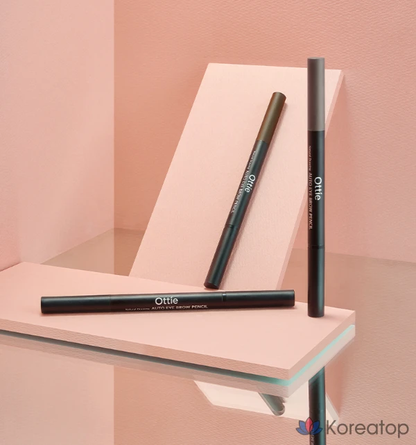 Карандаш для бровей Ottie Natural Drawing Auto Eyebrow Pencil, оттенок 04, теплый коричневый, 1 шт., фото 6