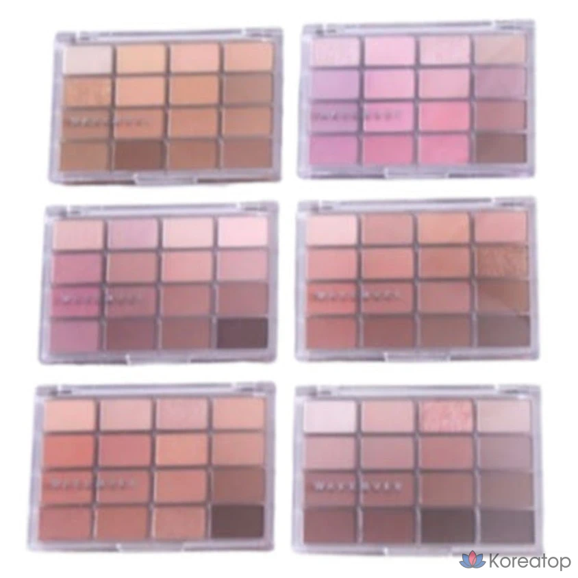 Палетка теней для век WAKEMAKE Soft Blurring Eye Palette, 1 шт.