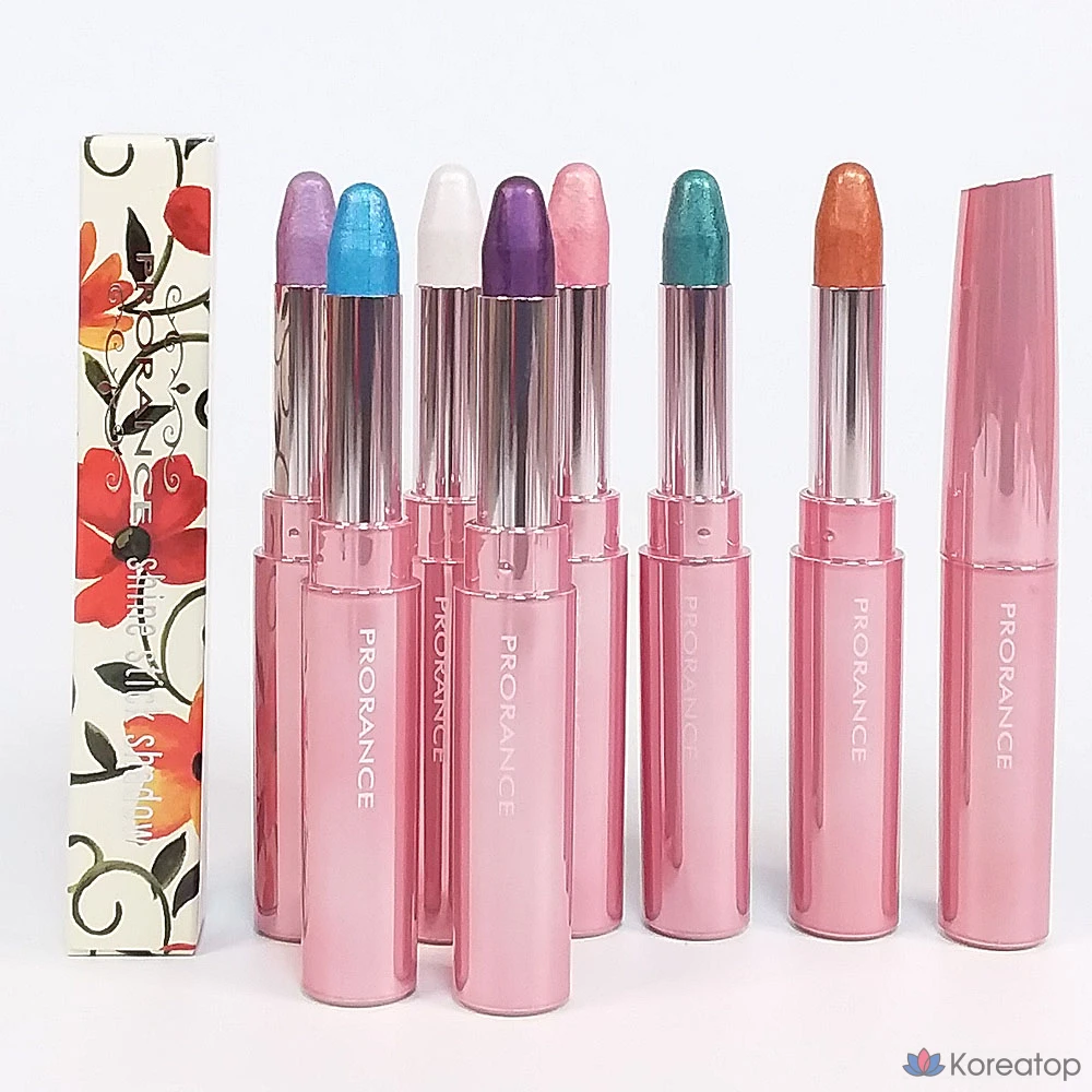 Тени-карандаш для век Prorance Shine Stick Shadow, № 5, оттенок Caribbean Blue, 1 шт., фото 2