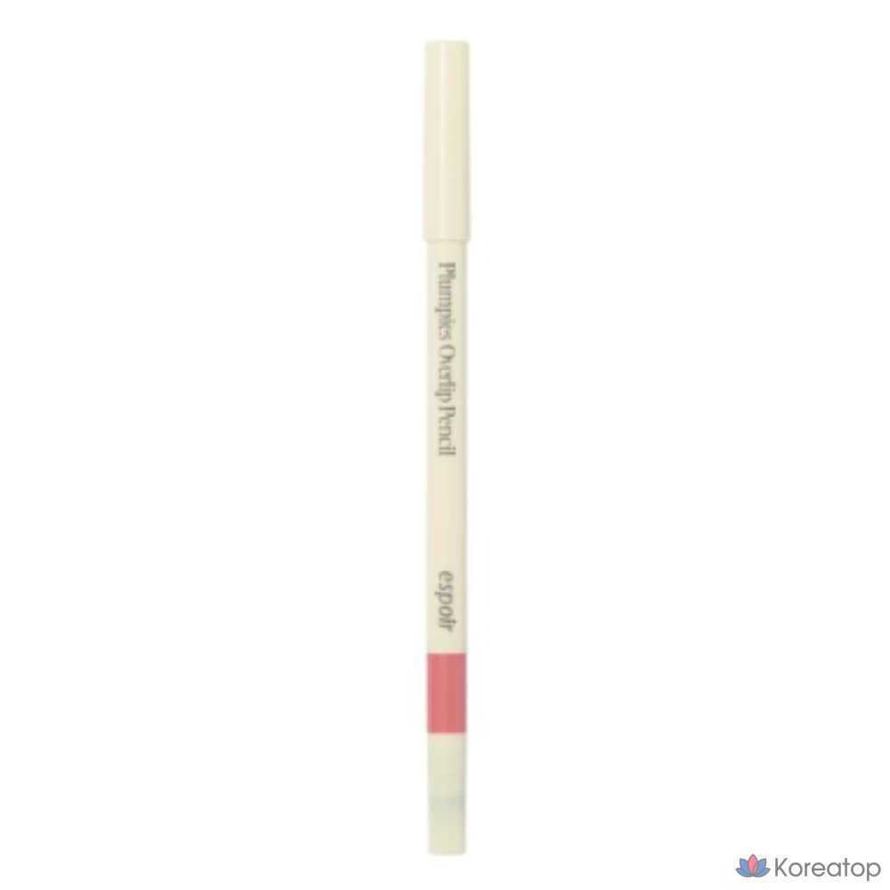 Карандаш для губ Espoir Plumpize Overlip Pencil 0,4 г, № 1, розовый, охлаждающий и объемный, 1 шт.