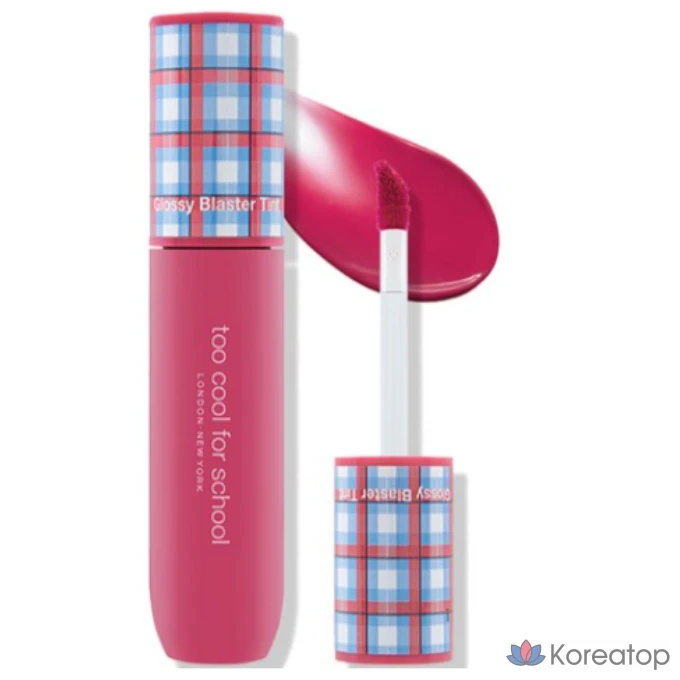 Блестящая помада Too cool for school Glossy Blaster Lip Tint, 4,8 мл, Cooling Pink (Cool Pink), 3,4 г, 1 шт.