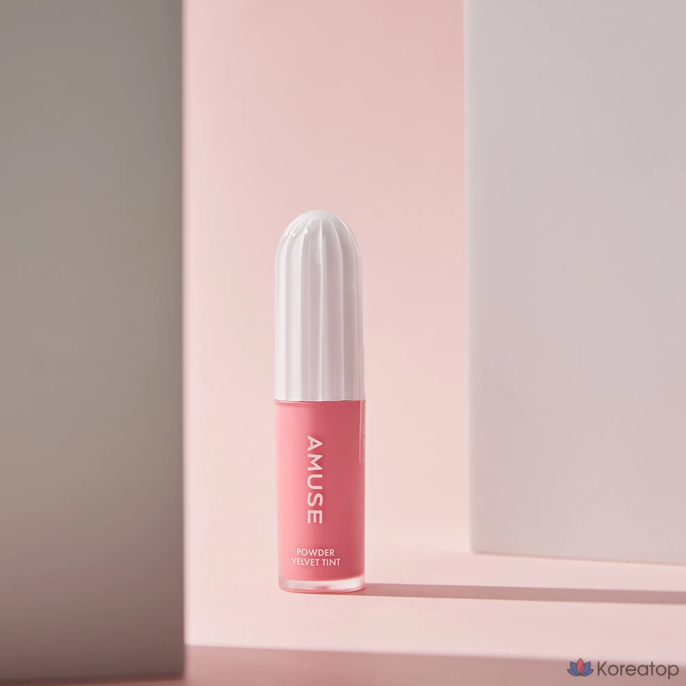 Тинт для губ AMUSE Powder Velvet Tint, оттенок 04 Pink Powder, 1 шт., фото 3
