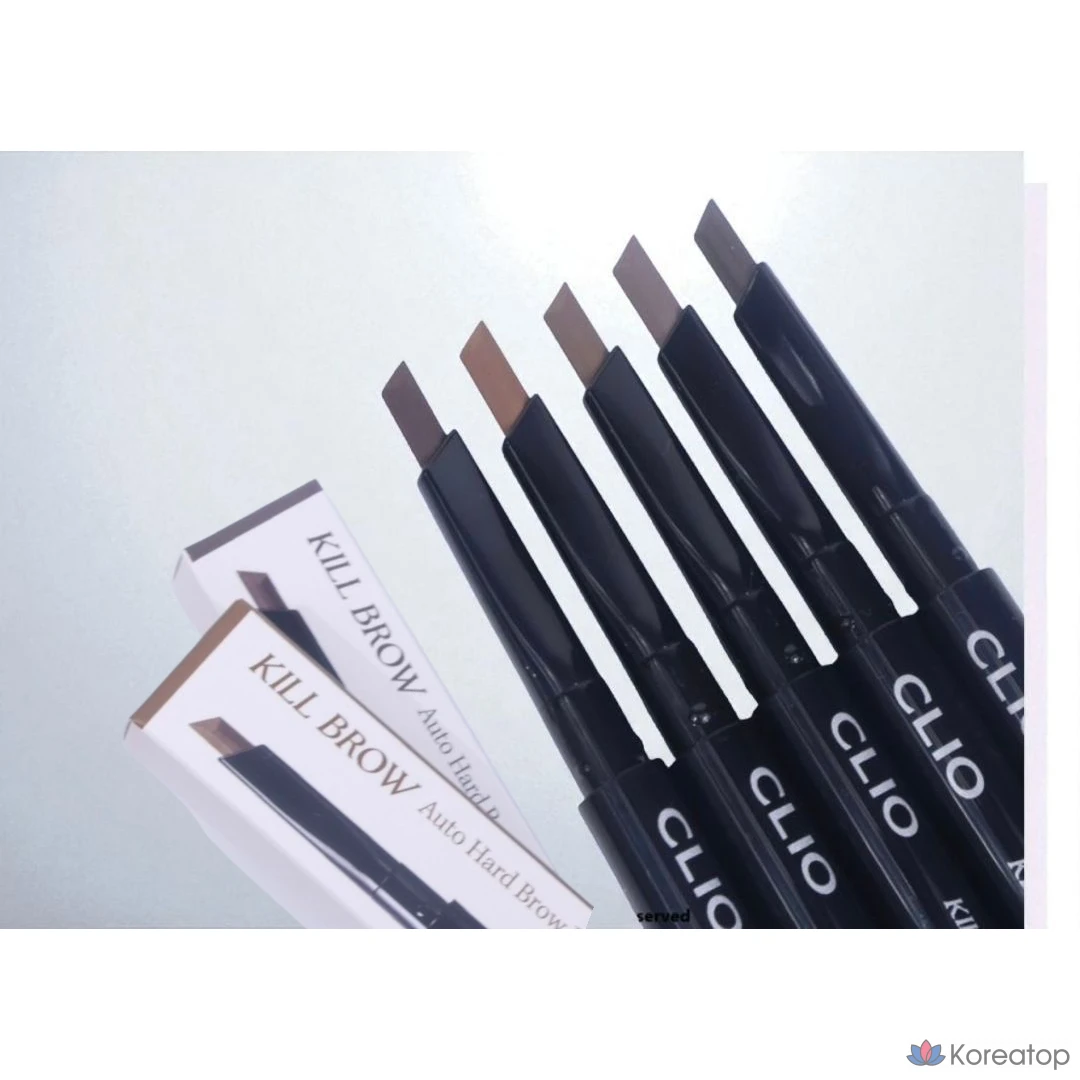 Карандаш для бровей Clio Auto Hard Brow Pencil, 006 Серо-коричневый, 1 шт.