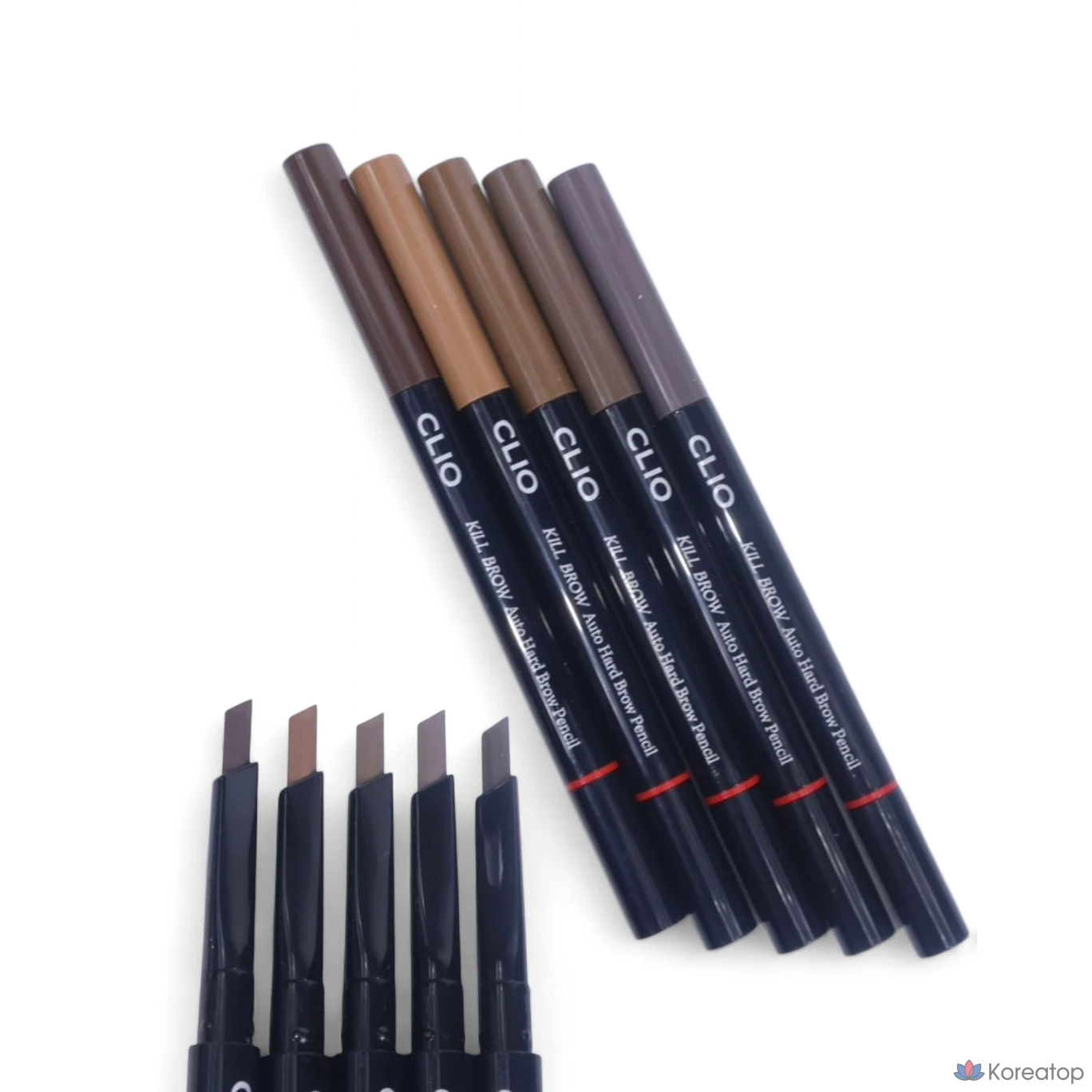 Карандаш для бровей Clio Auto Hard Brow Pencil, 006 Серо-коричневый, 1 шт., фото 2