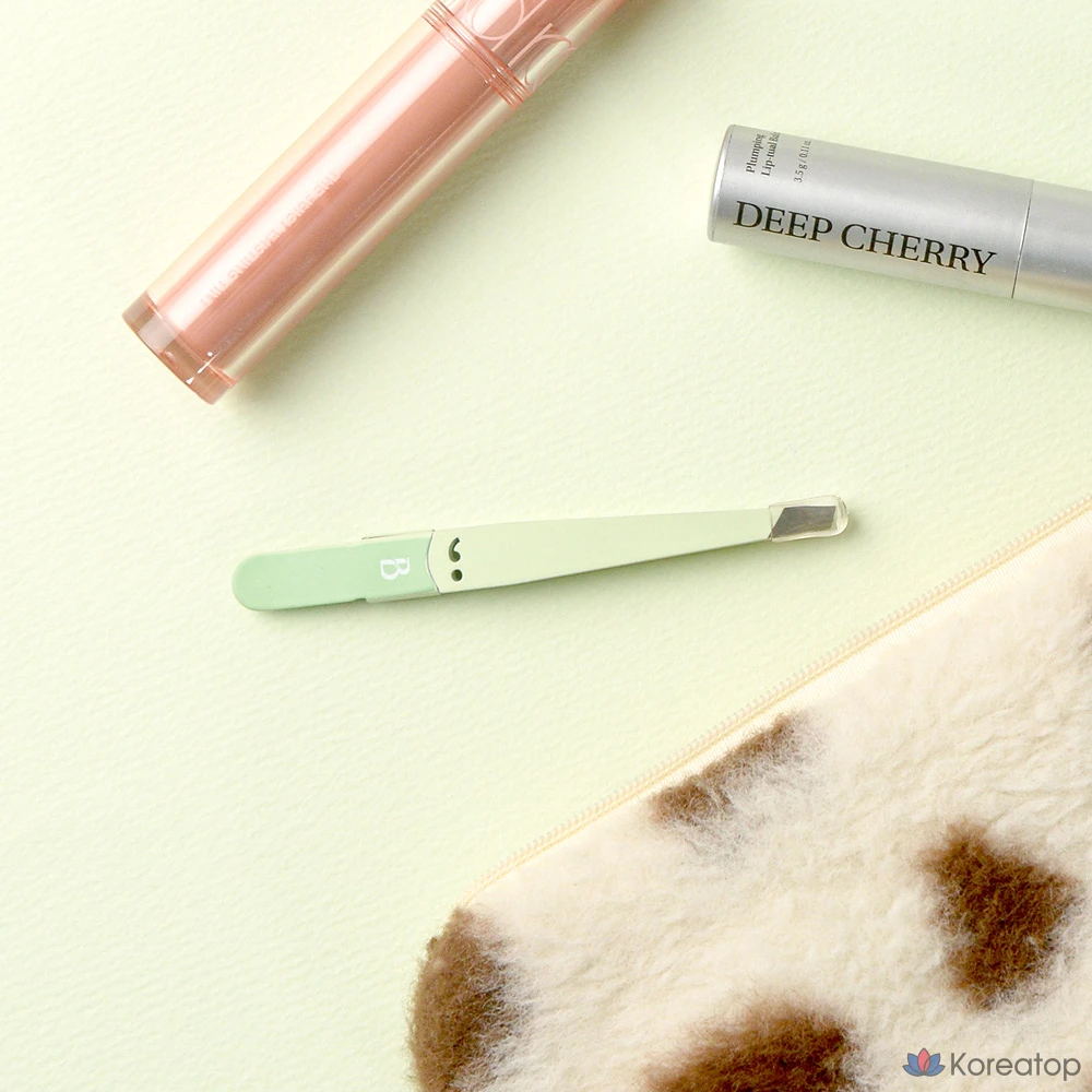 Пинцет для депиляции бровей BOCAS STW-200, 1 шт., зеленый, фото 2