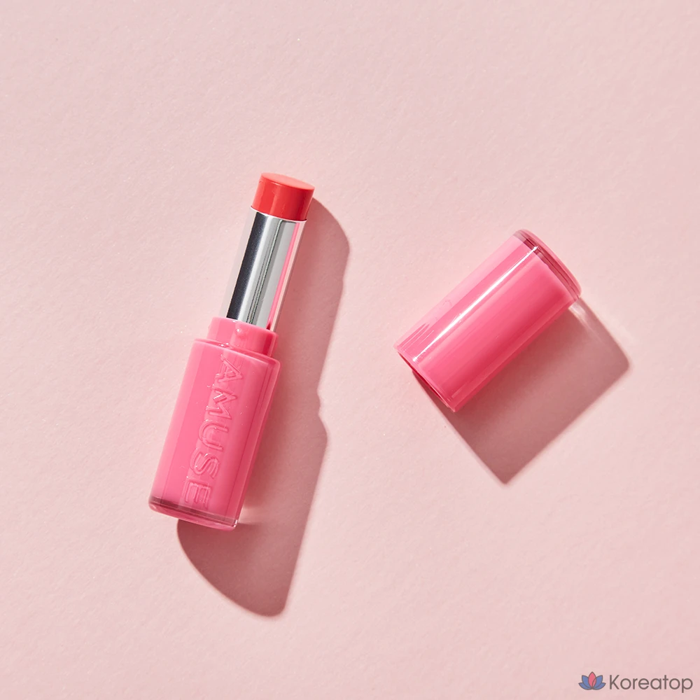 Бальзам для губ AMUSE Fondue, 03 Клубника, 3,2 г, 1 шт., фото 4