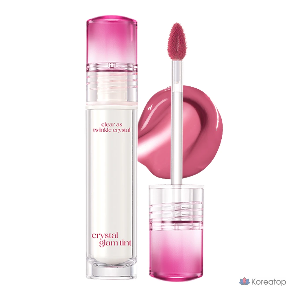 Тинт для губ Clio Crystal Glam, оттенок 004 «Бледно-сливовый», 3,4 г, 1 шт.