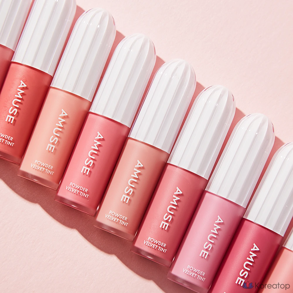 Тинт для губ AMUSE Powder Velvet Tint, оттенок 04 Pink Powder, 1 шт., фото 6