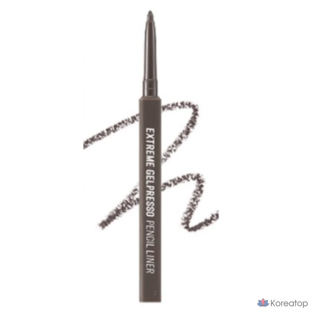 Карандаш-лайнер Clio Extreme Gelpresso, 04 Коричневый (серо-коричневый), 1 шт.