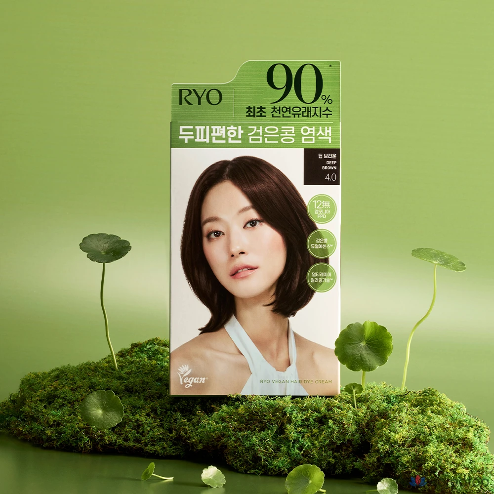 Краска для кожи головы Ryo Black Bean Dye, 120 г, темно-коричневый цвет 4.0, 1 шт., фото 6