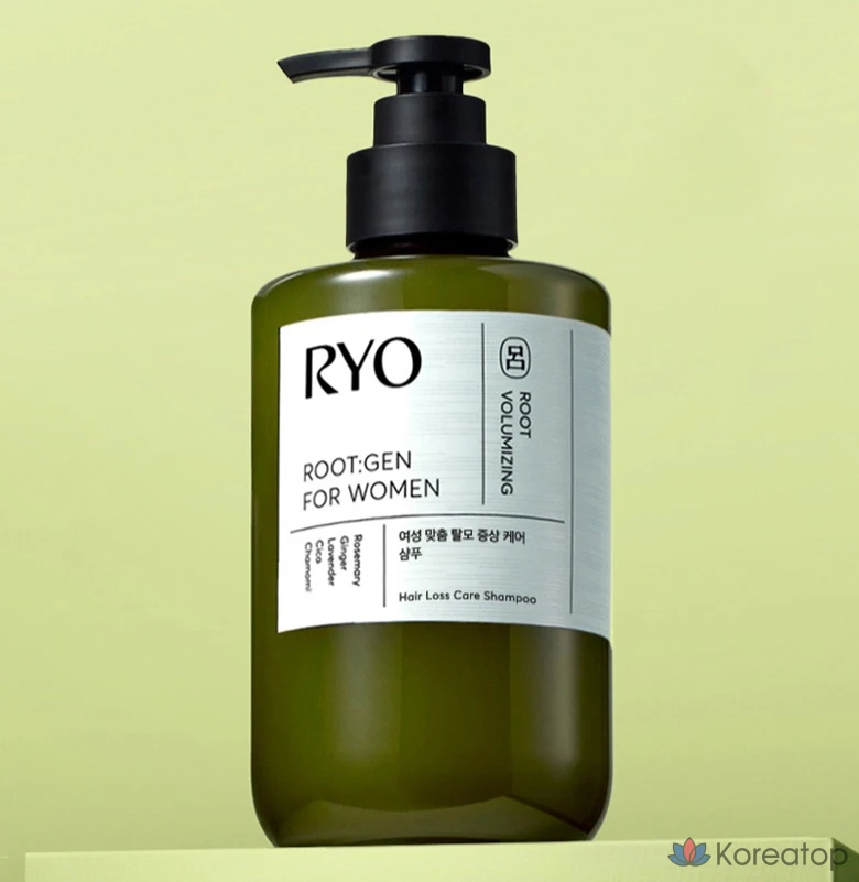 Шампунь Ryo Rootzen для лечения выпадения волос у женщин, 800 мл, 1 шт., фото 2