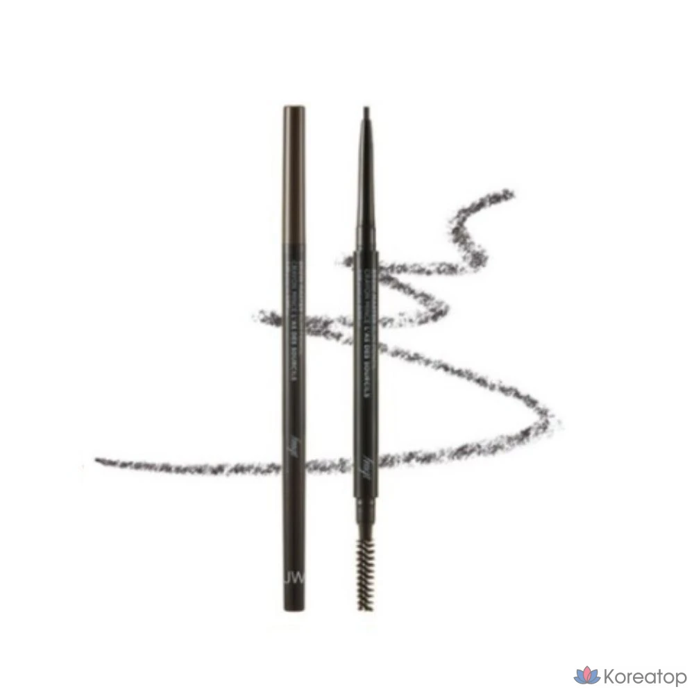 Карандаш для бровей The Face Shop FMGT Brow Master Slim, оттенок 04, темно-коричневый, 1 шт.