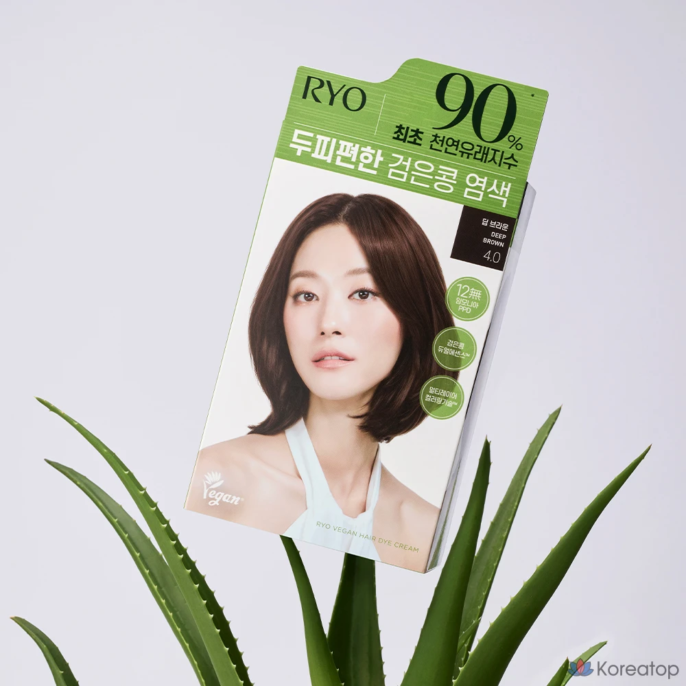 Краска для кожи головы Ryo Black Bean Dye, 120 г, темно-коричневый цвет 4.0, 1 шт., фото 7