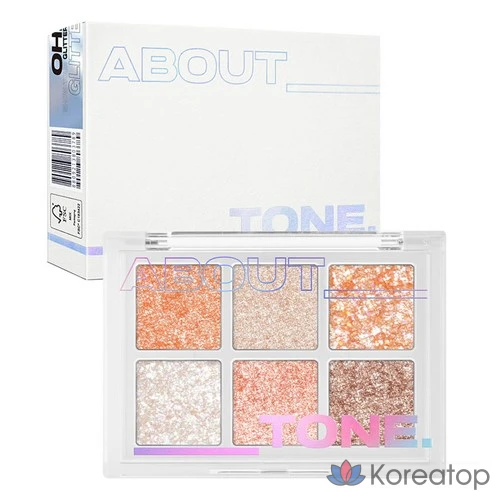 Тени для век ABOUT TONE Oh My Glitter Pop, 01 O:Sterner, 1 шт.