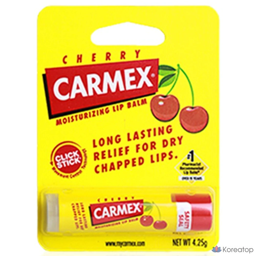 Бальзам для губ Carmex Classic Stick Original, вишневый, 4,25 г, 1 шт.
