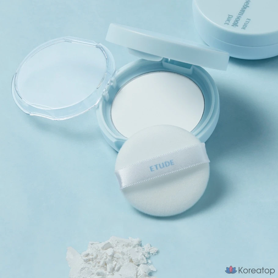Успокаивающая кожное сало пудра Etude House, 9,5 г, 1 шт.