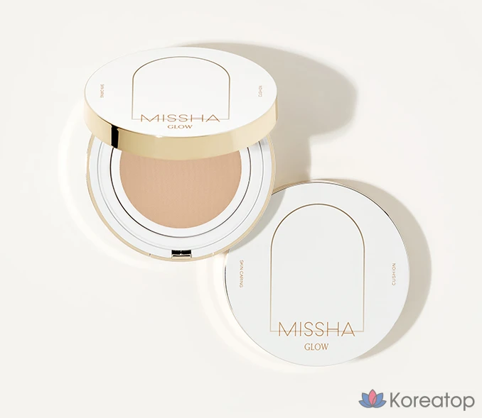Тональный крем Missha Glow Cushion Foundation Light, 13 г, № 21 «Ваниль», 1 шт.