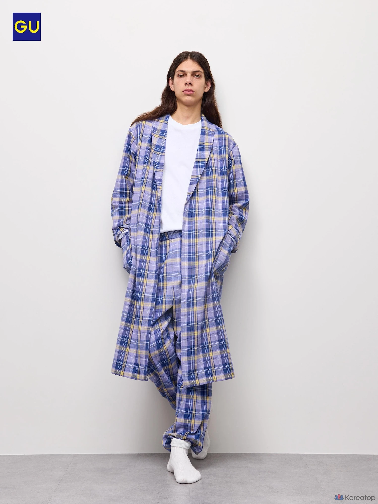 Халат фланелевый Uniqlo