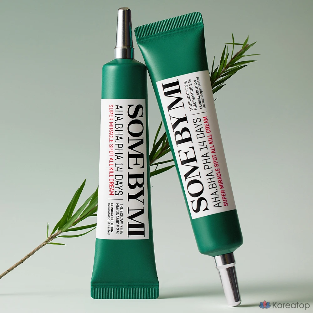 Крем для точечного лечения прыщей Some By Mi AHA BHA PHA 14 Days Spot All-Kill Cream, 30 мл, 1 шт.