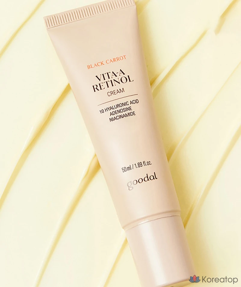 Укрепляющий крем Goodal Black Carrot Vita A с ретинолом, 50 мл, 1 флакон