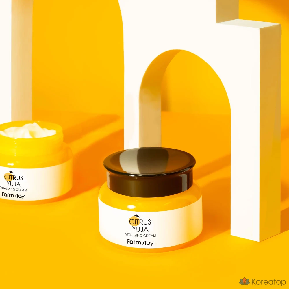 Крем для лица FarmStay Citrus Yuzu Vitalizing Cream, 100 г, 1 шт.