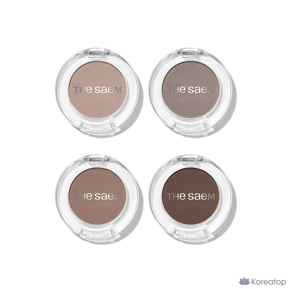 Матовые тени для век The Saem Sammul Single Matte Shadow, BR01 High-Performance Ash, 1 шт.