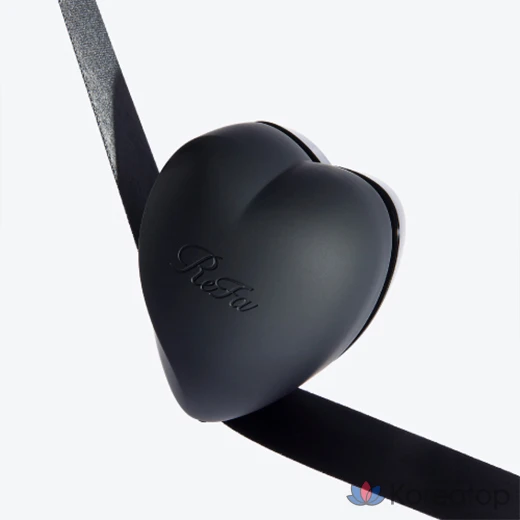 Расческа ReFa Heart Brush, оттенок Matte Black, 1 шт.