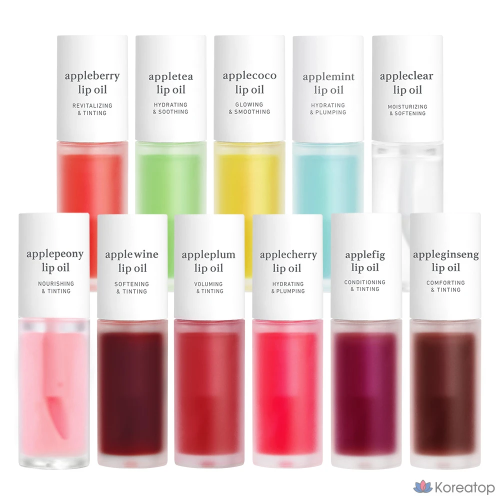 Бальзам для губ NOONI Apple Lip Oil, оттенок Apple Black Tea, 3.7 мл, 1 шт., фото 2