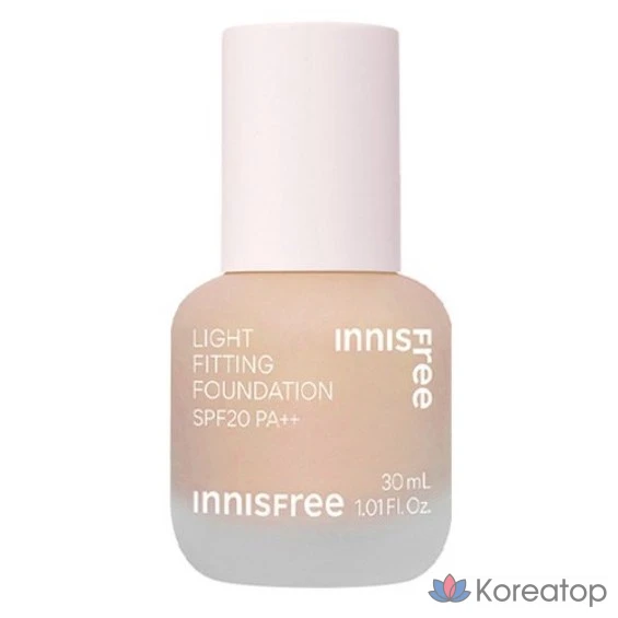 Тональный крем Innisfree Light Fitting Foundation, 30 мл, 1 шт., имбирь