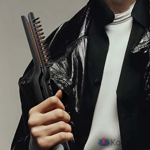 Плойка для завивки волос DASHU Daily Easy Slim Styler, черная, DS-J100, фото 4