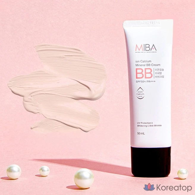 Miba Ion Calcium Mineral BB Cream SPF50+ PA+++, 50 мл, 1 шт., фото 3