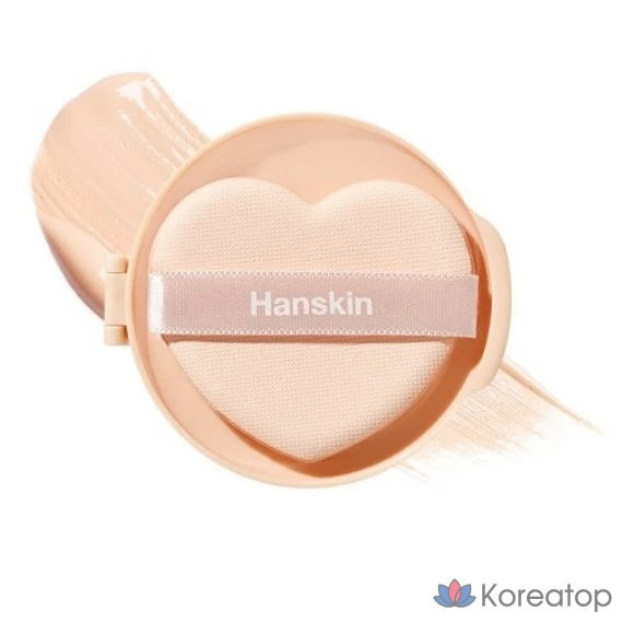 Сменный блок тонального крема HANSKIN Nude Scene Cushion Foundation, 12 г, N02 PURE BEIGE, 1 шт.